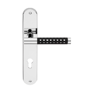 Cavity Mortise Handle on Plate - Satin 